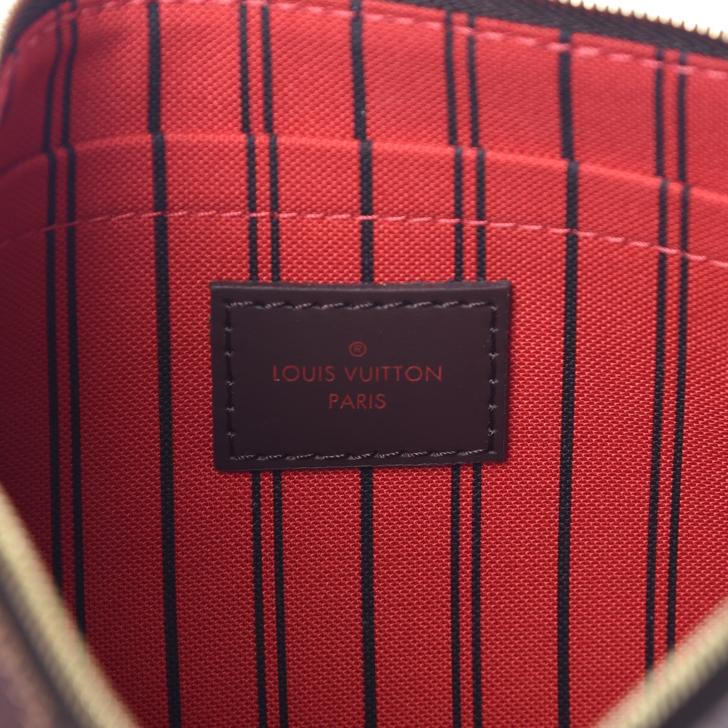 Louis Vuitton Damier Ebene Neverfull MM GM Pochette 6 of 9