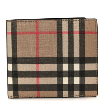 Burberry Vintage Check Bi-Fold Wallet Camel 1 of 10