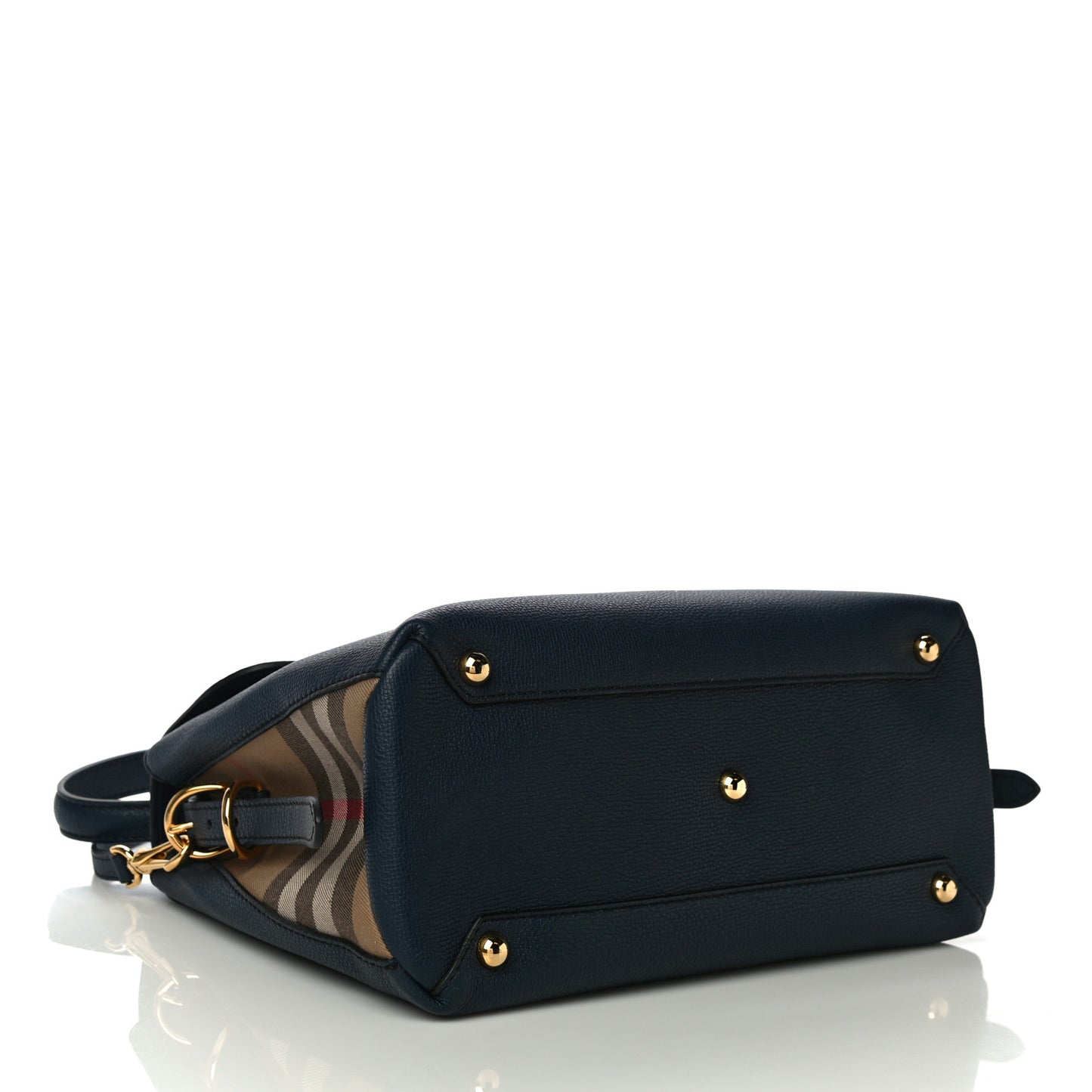 Derby Calfskin House Check Medium Camberley Ink Blue