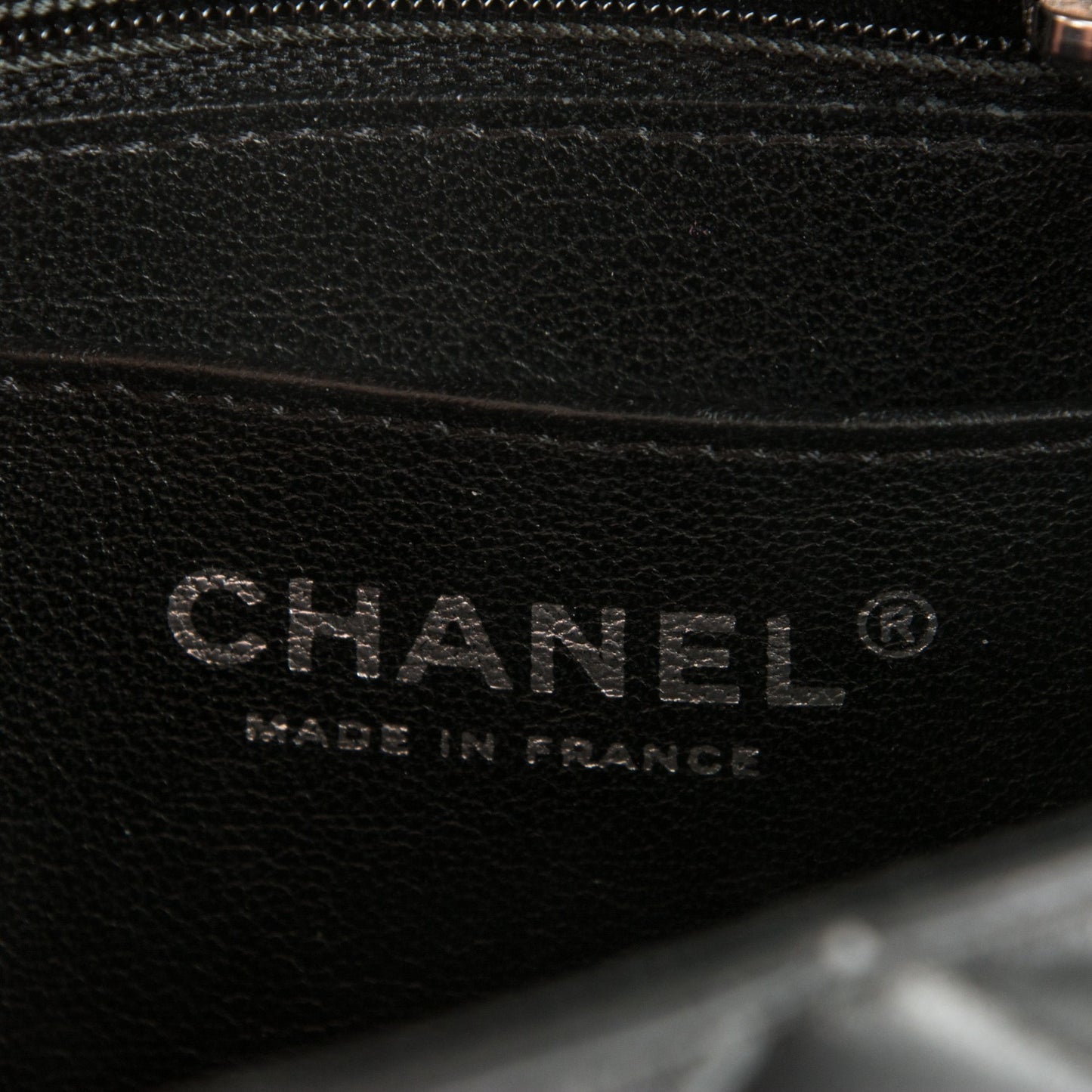 Lambskin Quilted Mini Rectangular Flap Black