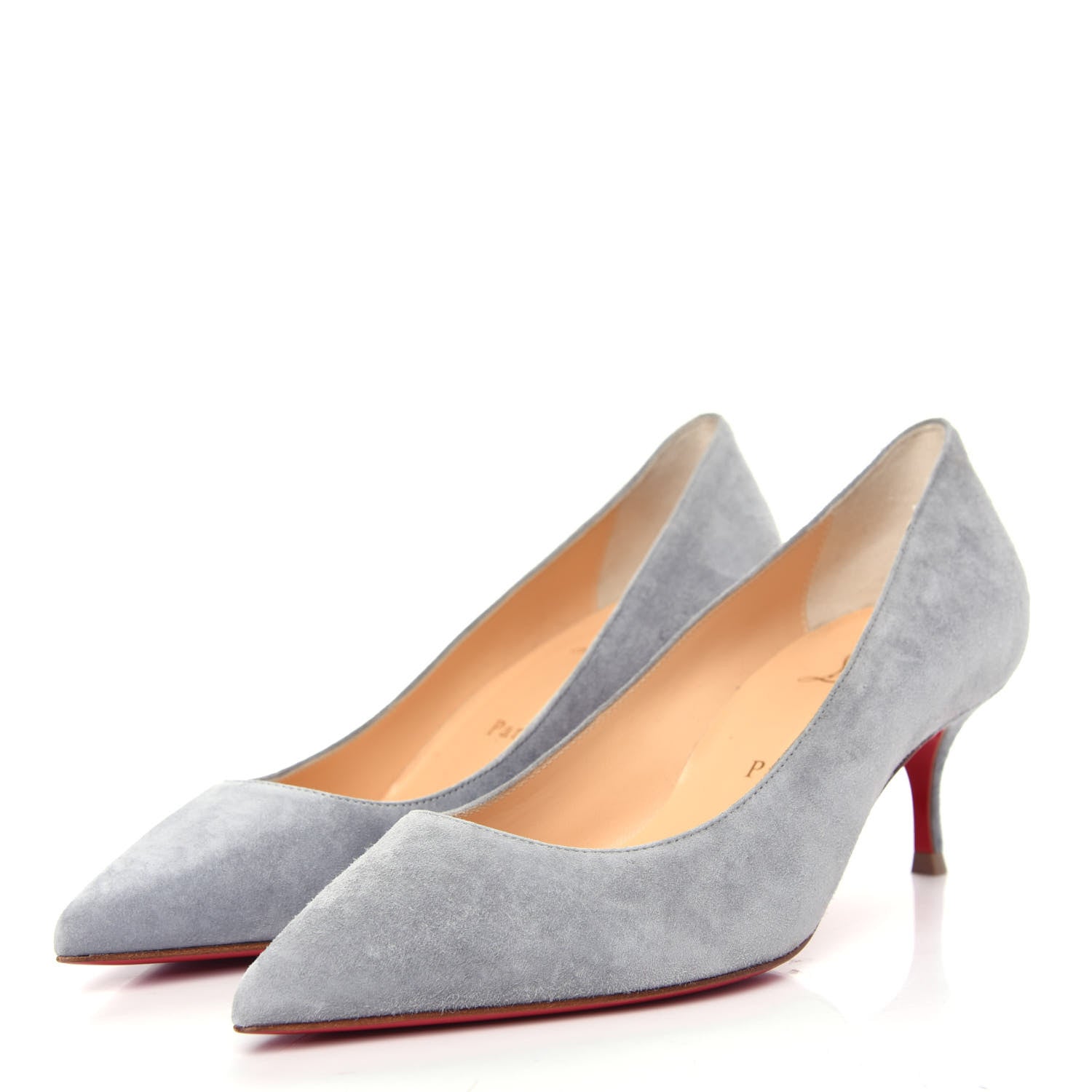 Christian Louboutin Veau Velours So Kate 55 Pumps 35 Light Blue 3 of 10