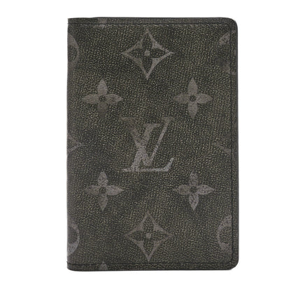 Louis Vuitton Brushed Monogram Pocket Organizer Black White 1 of 7