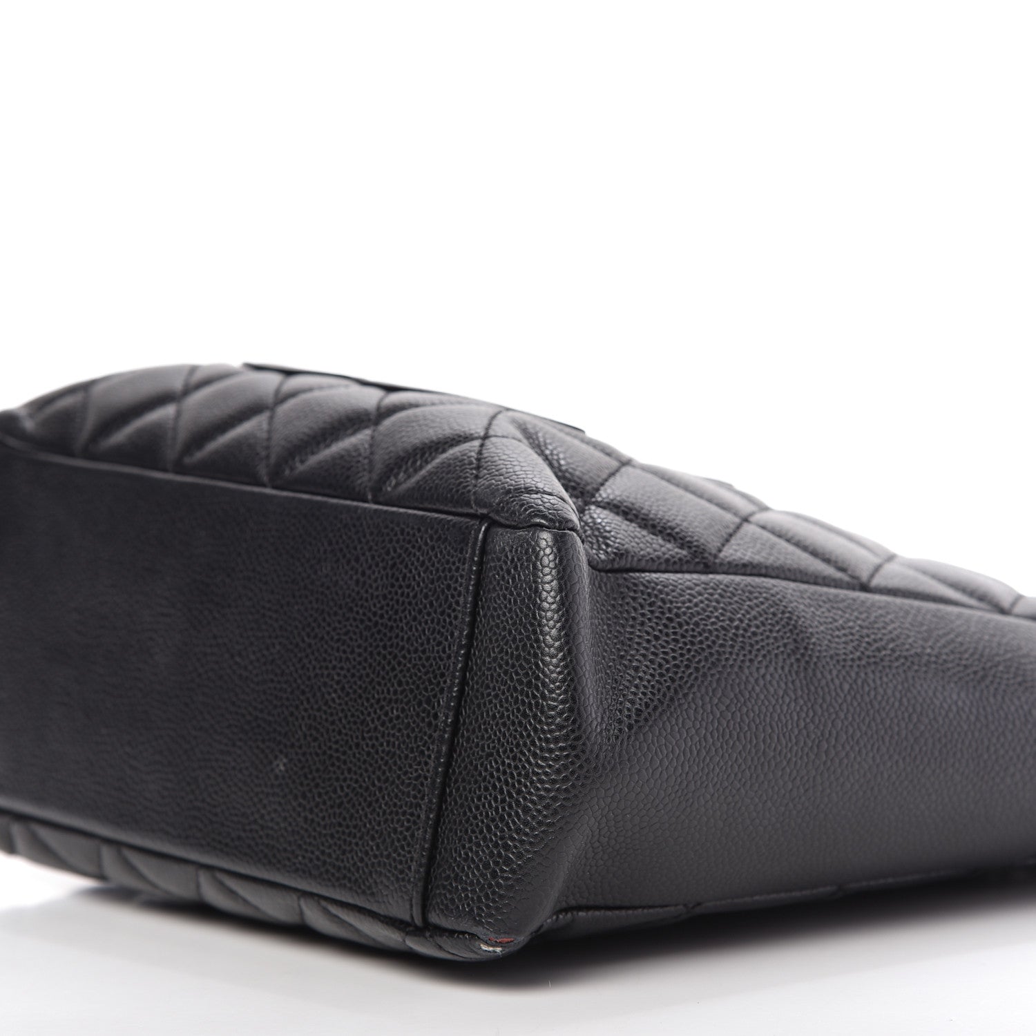 Chanel Caviar Quilted Petit Shopping Tote PST Black 7 of 9