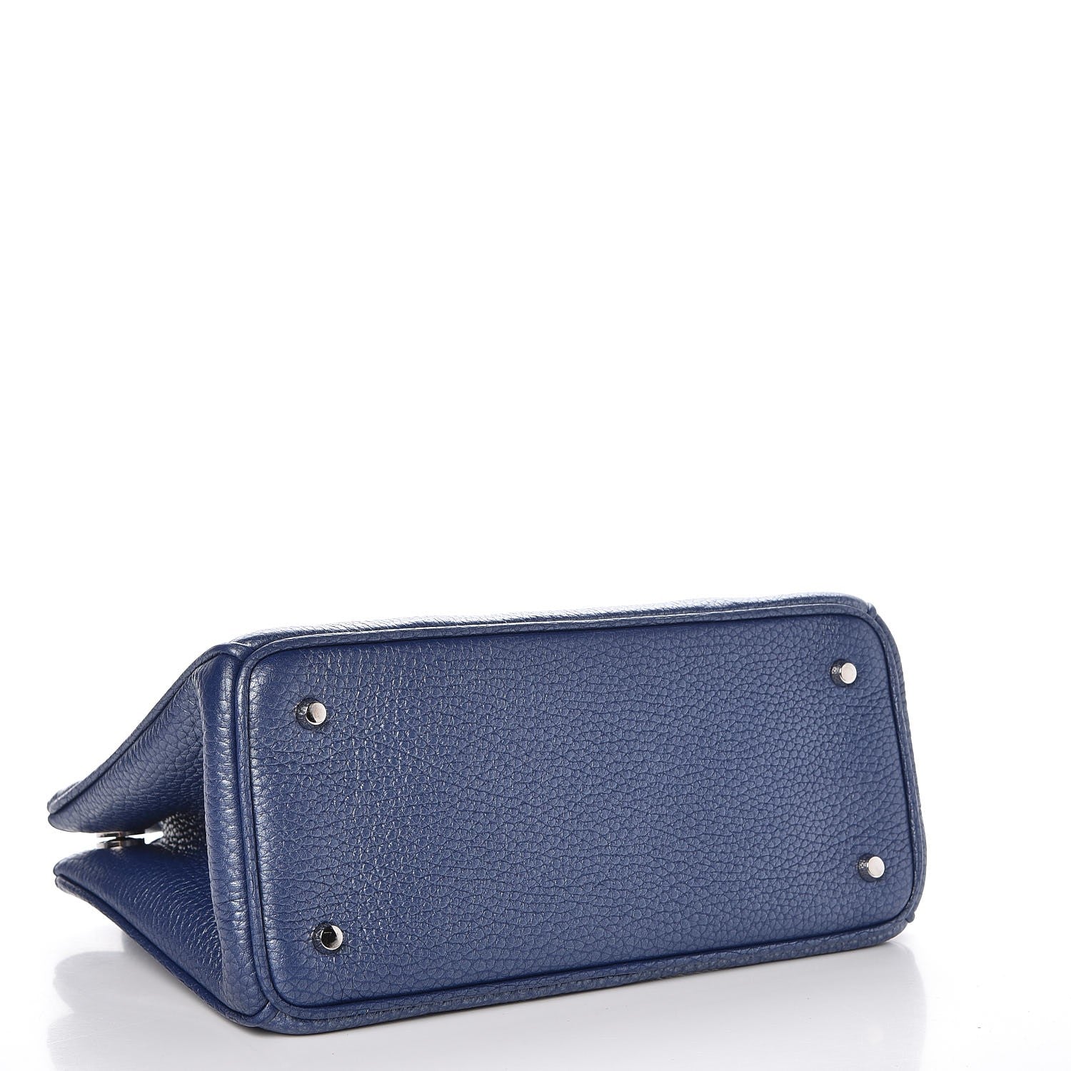 Christian Dior Metallic Bullcalf Small Diorissimo Blue 4 of 7