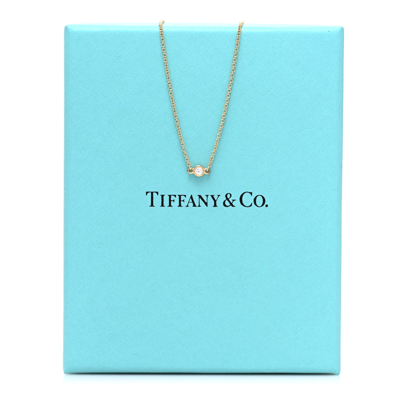 Tiffany 18K Yellow Gold Diamond .03ct Elsa Peretti Diamonds by the Yard Bracelet 4 of 4
