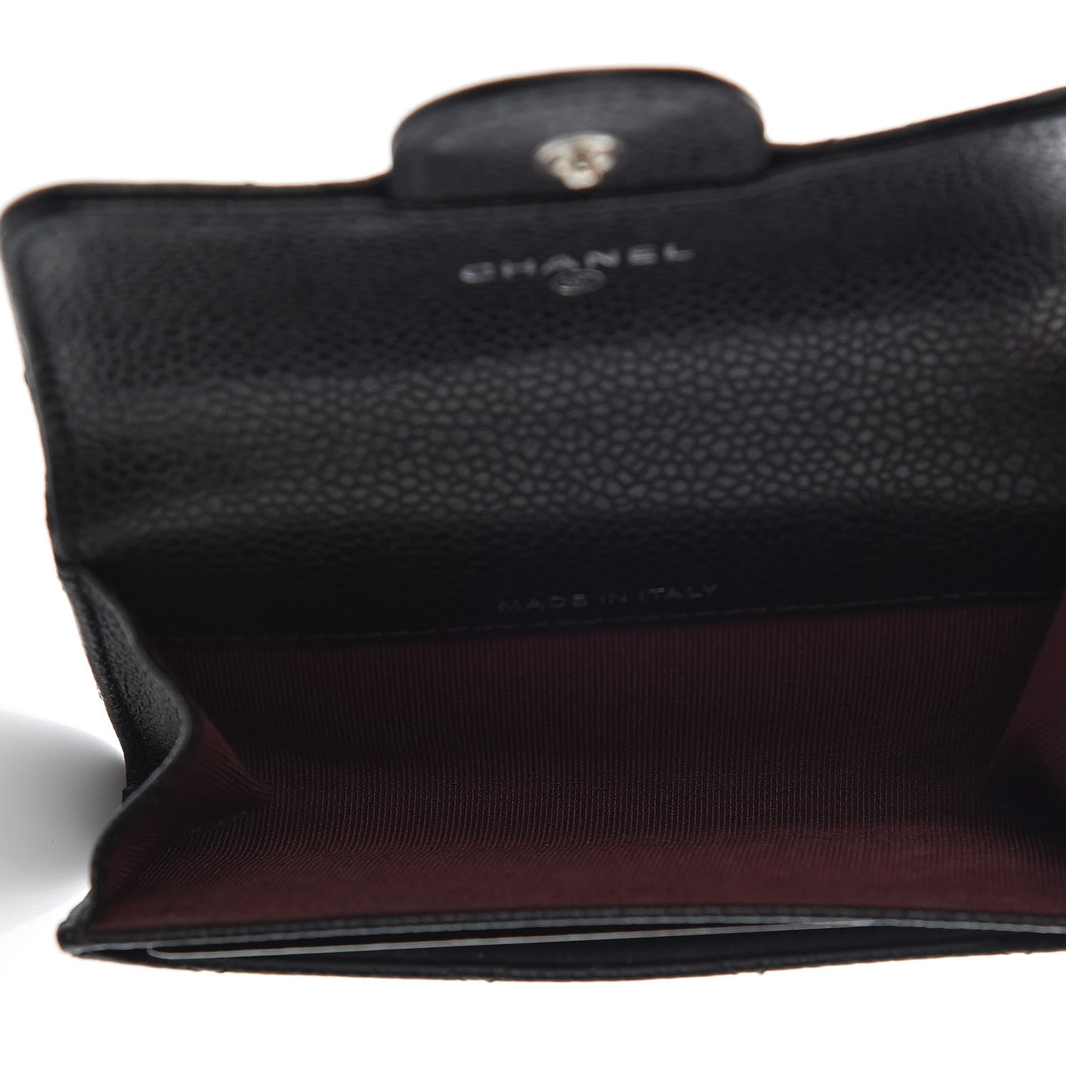 Chanel Caviar Quilted Flap Card Holder Black 5 of 11
