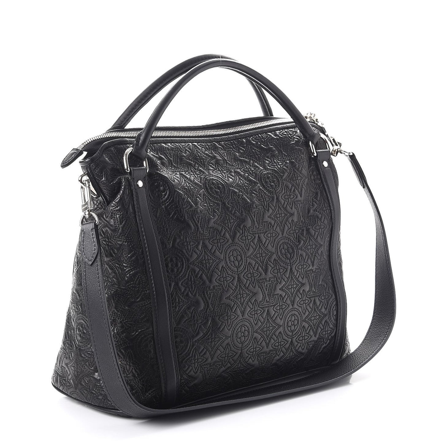 Monogram Lambskin Antheia Ixia MM Black