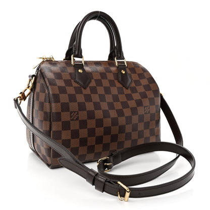 Louis Vuitton Damier Ebene Speedy Bandouliere 25 3 of 9