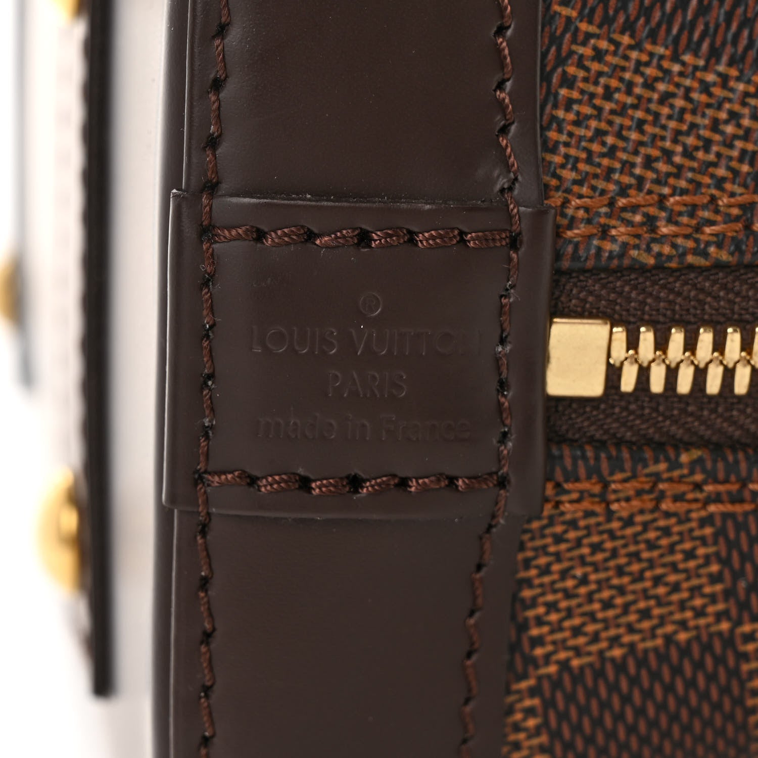 Louis Vuitton Damier Ebene Alma BB 6 of 9