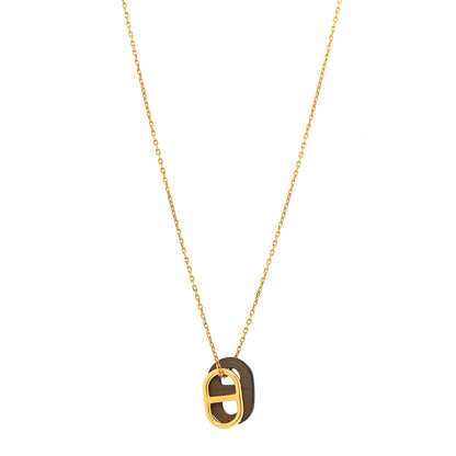 Hermes Swift O'Maillon Pendant Necklace Etoupe 1 of 7