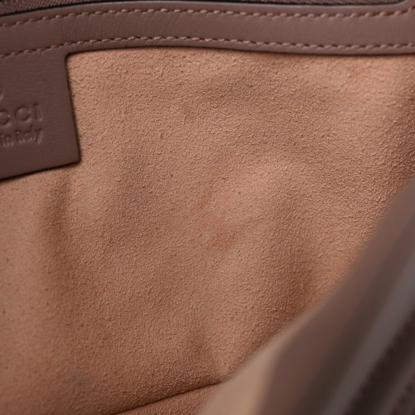 Calfskin Matelasse Small GG Marmont Shoulder Bag Porcelain Rose