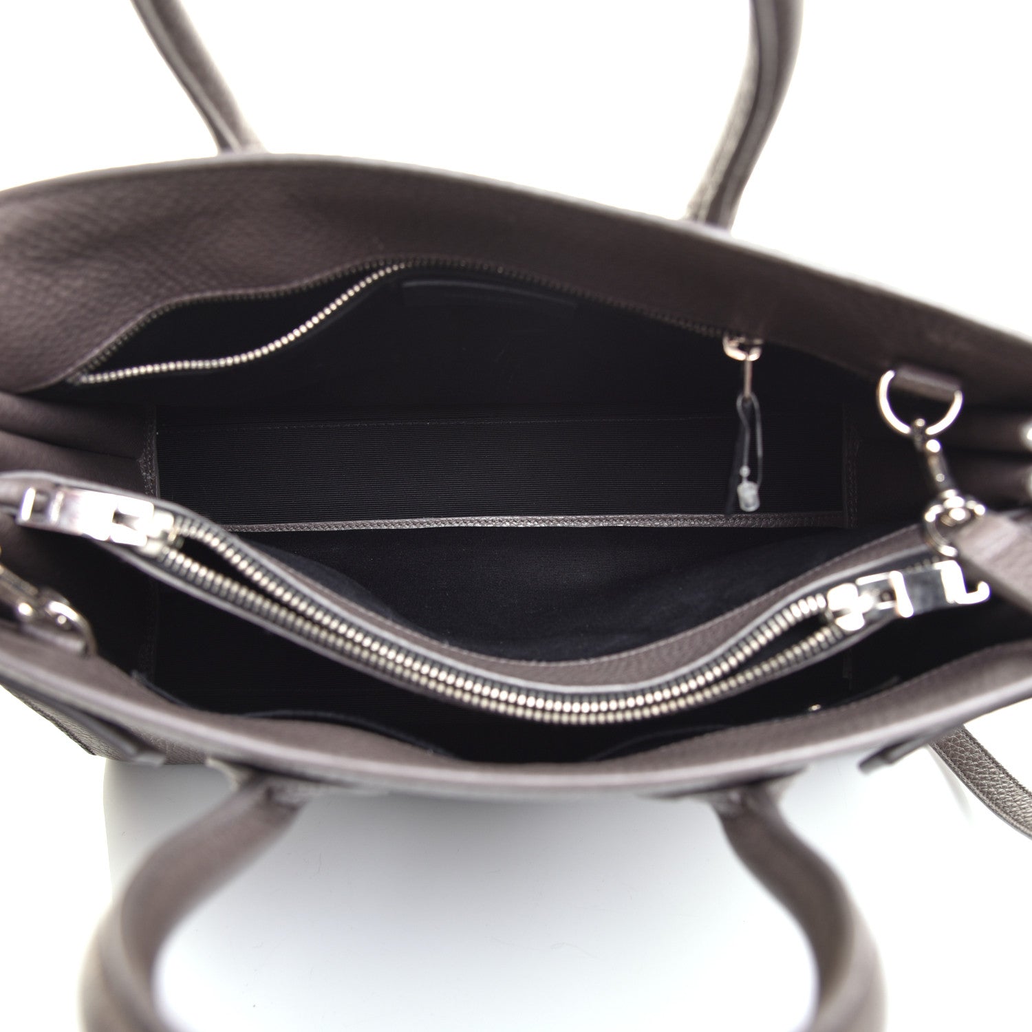 Saint Laurent Grained Calfskin Small Sac De Jour Dark Anthracite 5 of 10