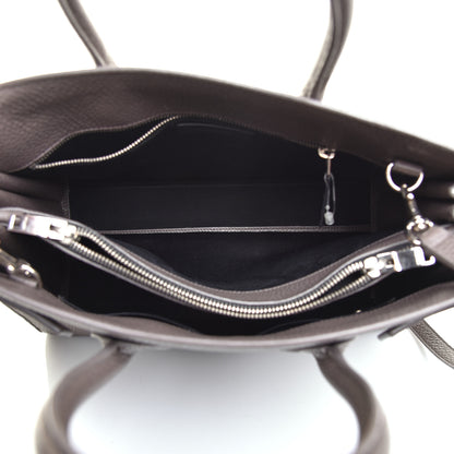 Saint Laurent Grained Calfskin Small Sac De Jour Dark Anthracite 5 of 10