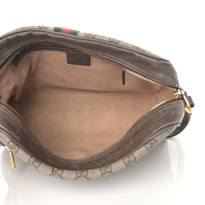 Gucci GG Supreme Monogram Web Small Ophidia Shoulder Bag Brown 5 of 21