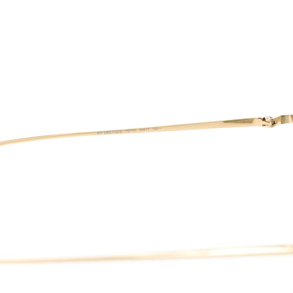 Fendi Metal Fendi Forever Aviator Sunglasses FF0407/G/S Gold 5 of 8