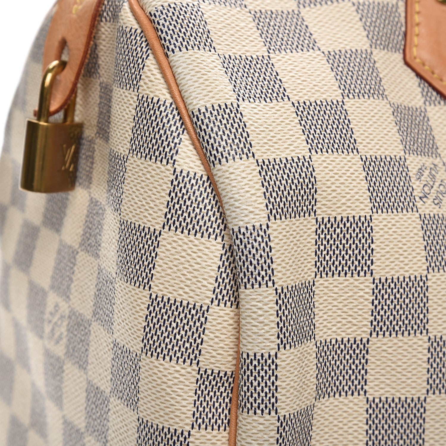 Louis Vuitton Damier Azur Speedy 30 11 of 16