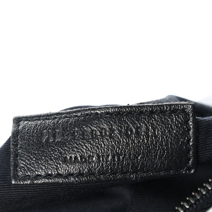 Saint Laurent Crinkled Calfskin Matelasse Monogram Large Niki Chain Satchel Storm 7 of 9