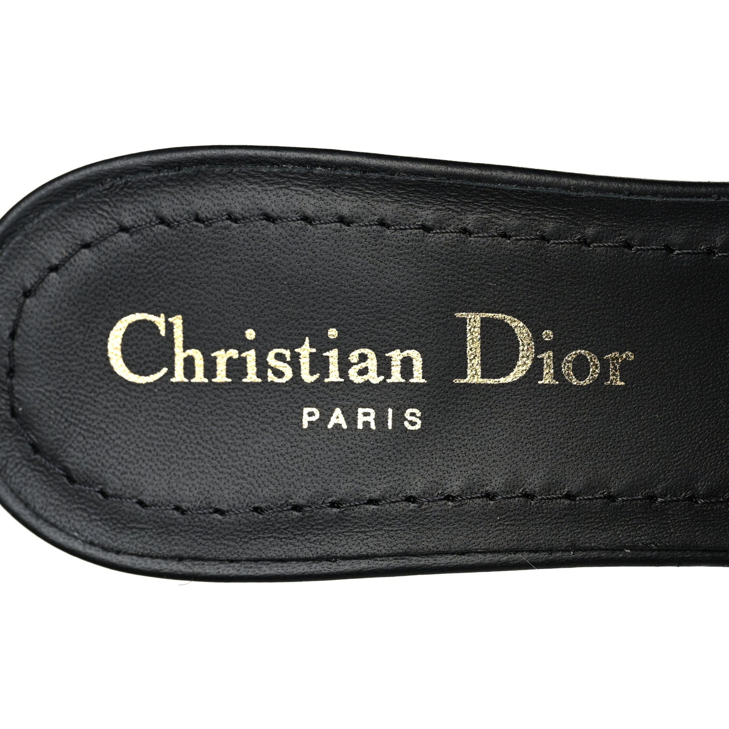 Canvas Crystal Embroidered Dway 40mm Slide Sandals 38 Black