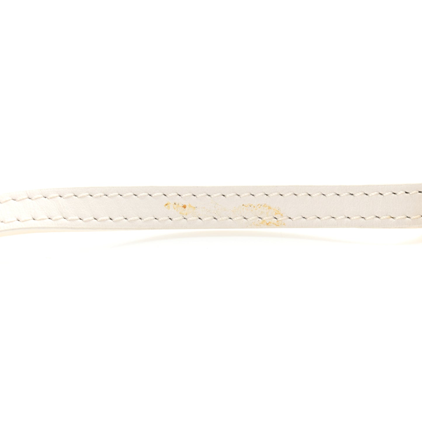 Vintage Check Henley Wallet On Chain Chalk White