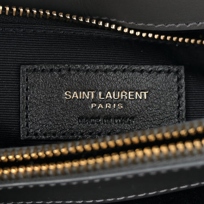 Saint Laurent Calfskin Y Quilted Monogram Medium Loulou Chain Satchel Storm 6 of 10