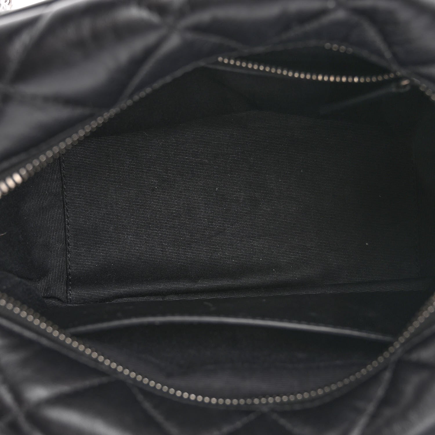 Saint Laurent Calfskin Y Quilted Monogram Small Loulou Bowling Bag Black 5 of 9