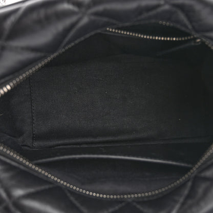 Saint Laurent Calfskin Y Quilted Monogram Small Loulou Bowling Bag Black 5 of 9