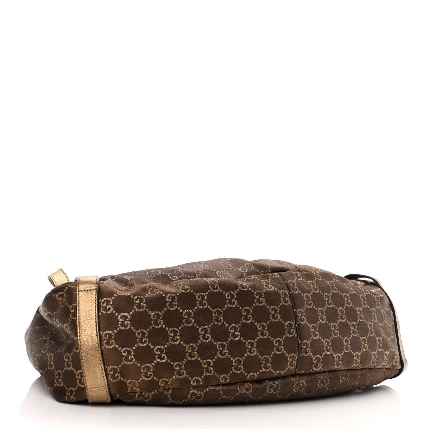 Gucci Satin Monogram Medium Abbey Shoulder Bag Bronze 4 of 13