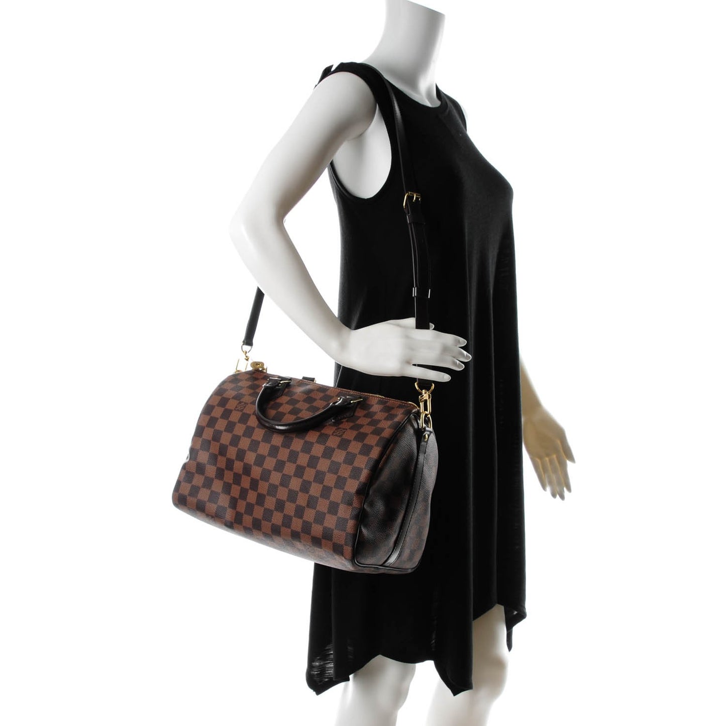 Damier Ebene Speedy Bandouliere 30