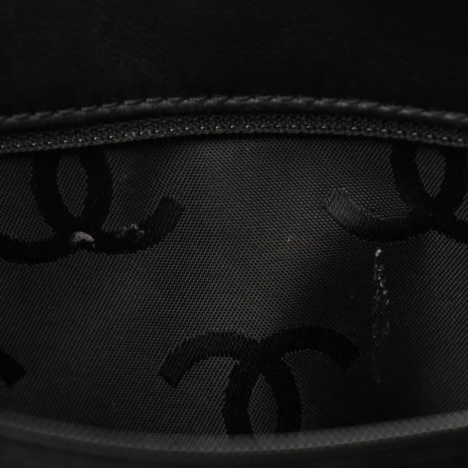 Chanel Calfskin Contrast Stitch Surpique Tote Black 15 of 15