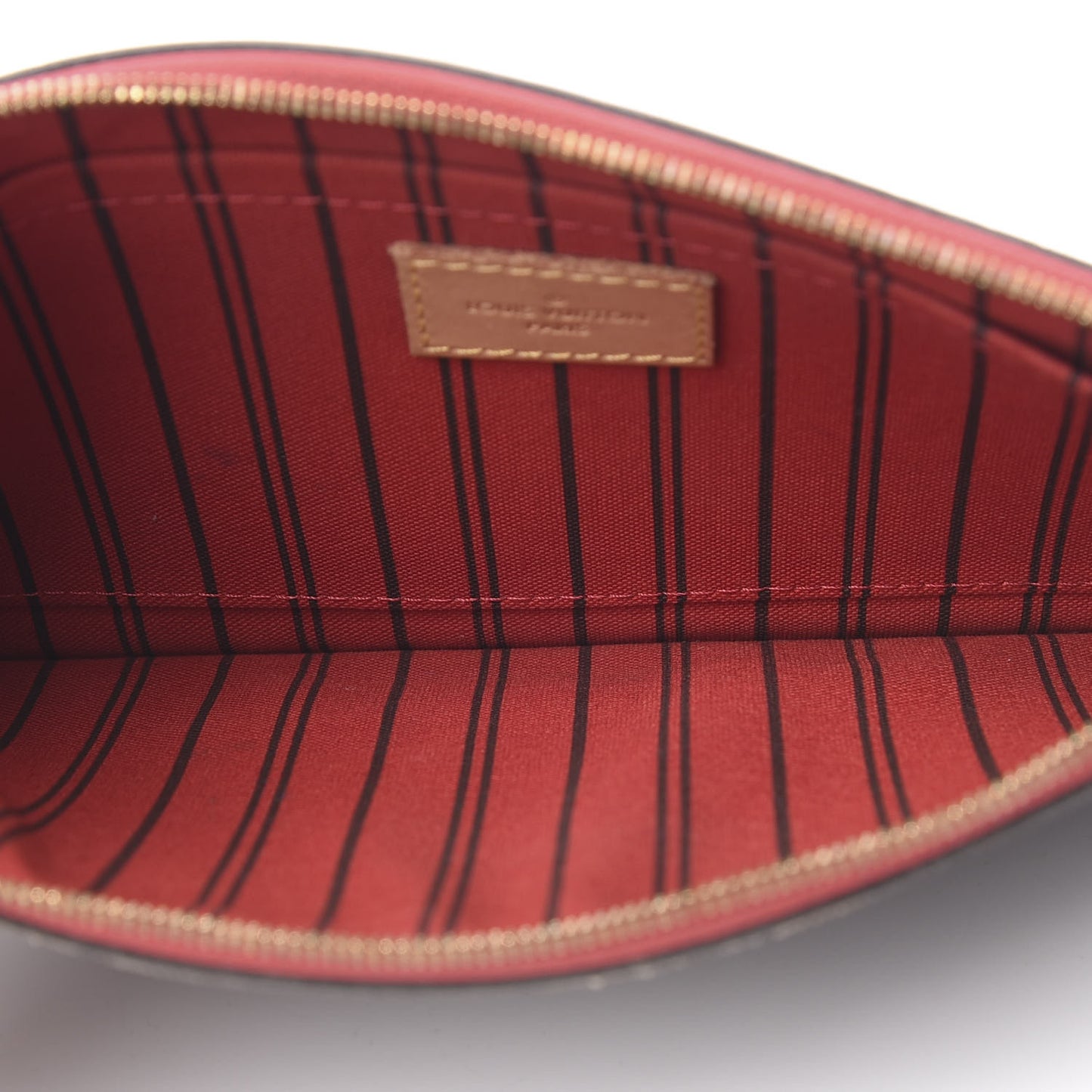 Monogram Neverfull MM GM Pochette Cherry