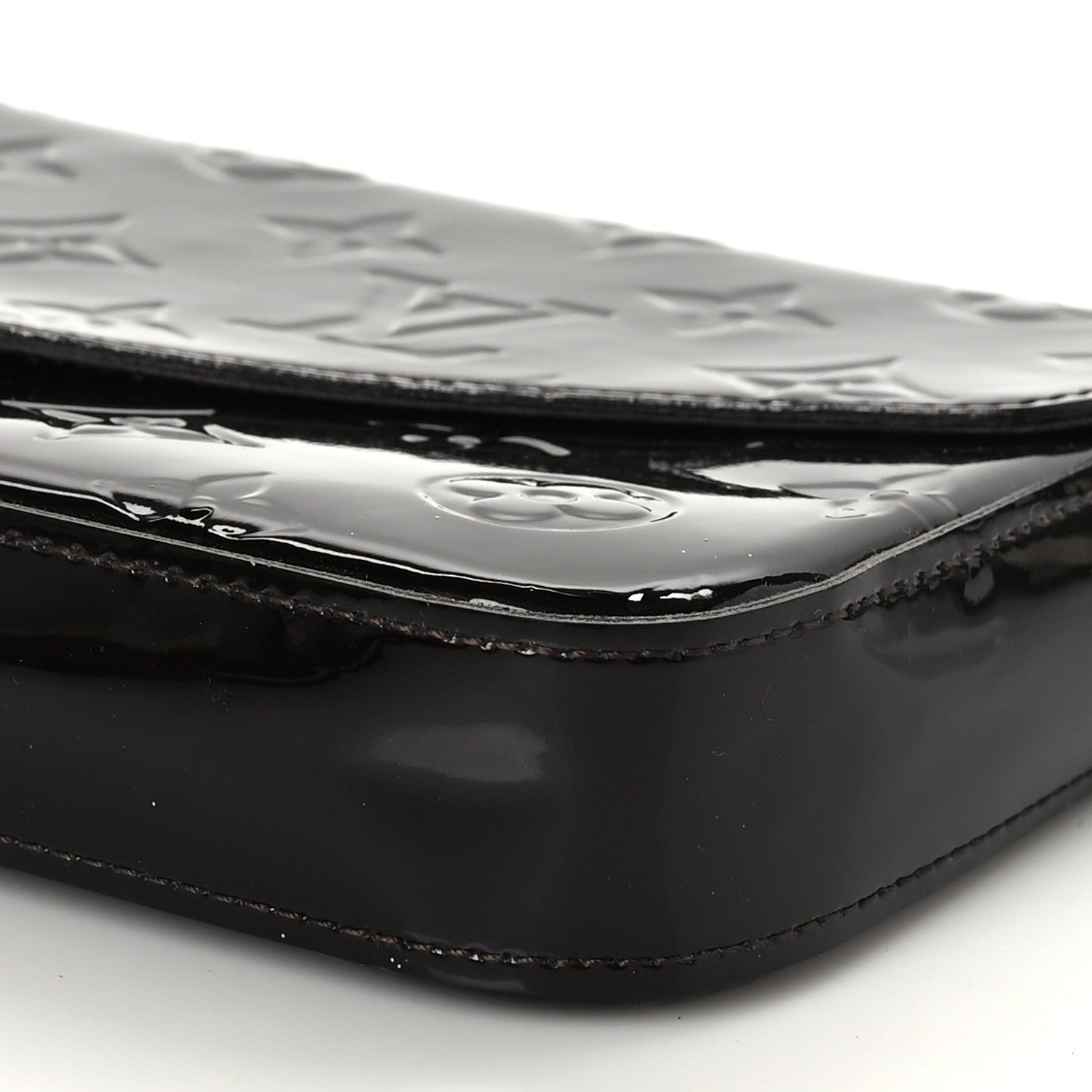 Louis Vuitton Vernis Pochette Felicie Chain Wallet Amarante 9 of 9