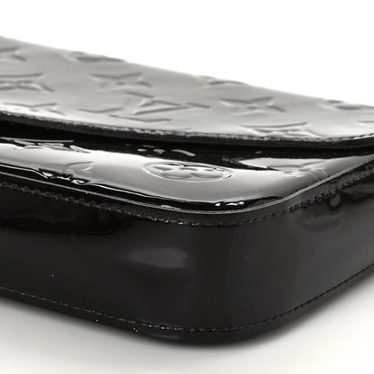 Louis Vuitton Vernis Pochette Felicie Chain Wallet Amarante 9 of 9
