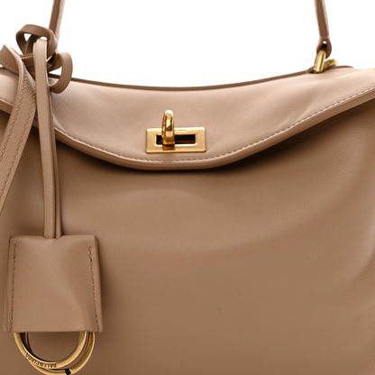 Balenciaga Natural Smooth Calfskin Mini Rodeo Top Handle Handbag Latte 8 of 12