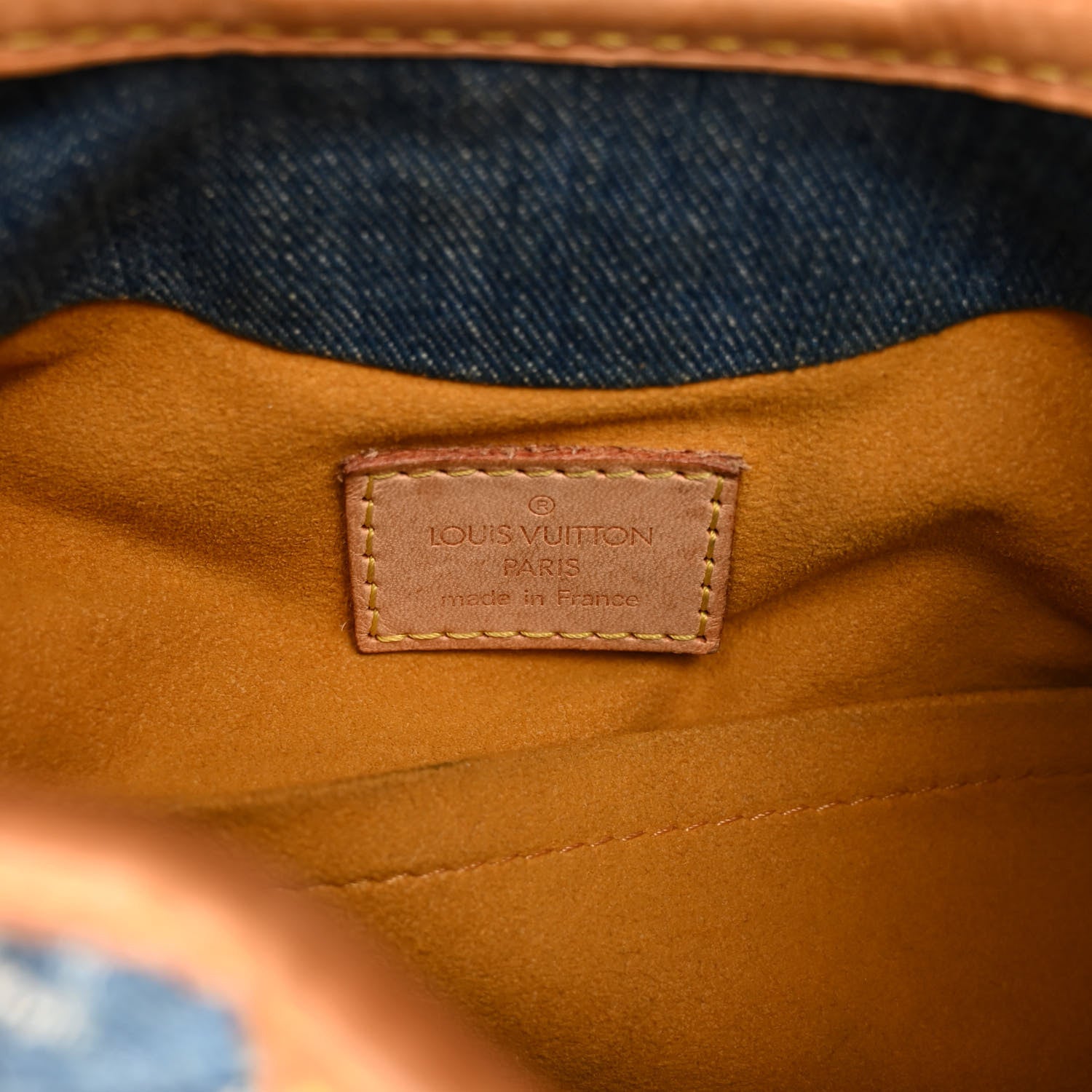 Louis Vuitton Monogram Denim Pleaty Blue 6 of 12