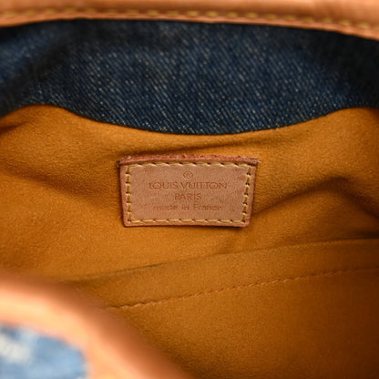 Louis Vuitton Monogram Denim Pleaty Blue 6 of 12