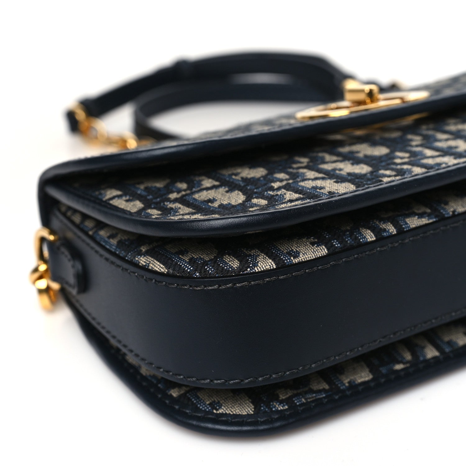 Christian Dior Oblique 30 Montaigne Avenue Bag Blue 9 of 11