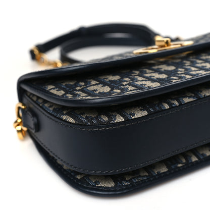 Christian Dior Oblique 30 Montaigne Avenue Bag Blue 9 of 11