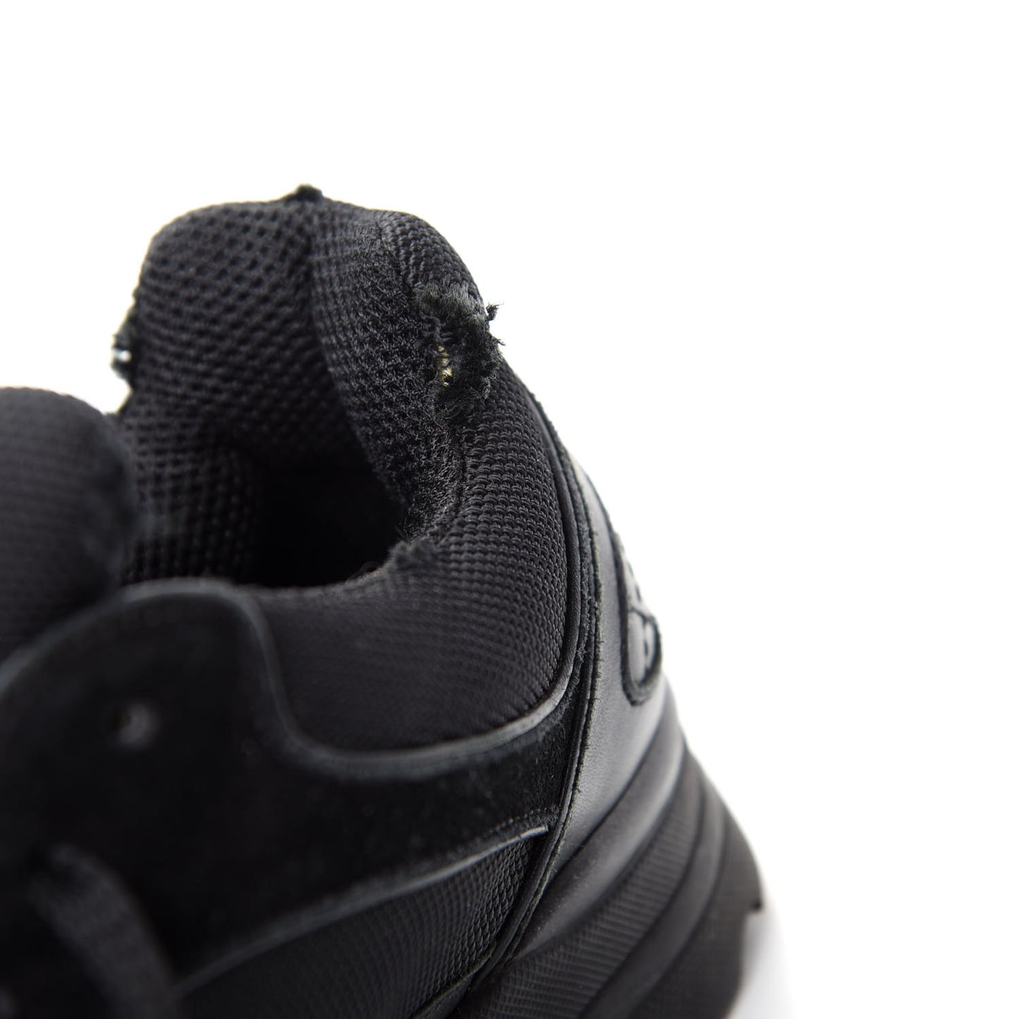 Toile Suede Calfskin CC Sneakers 35.5 Black