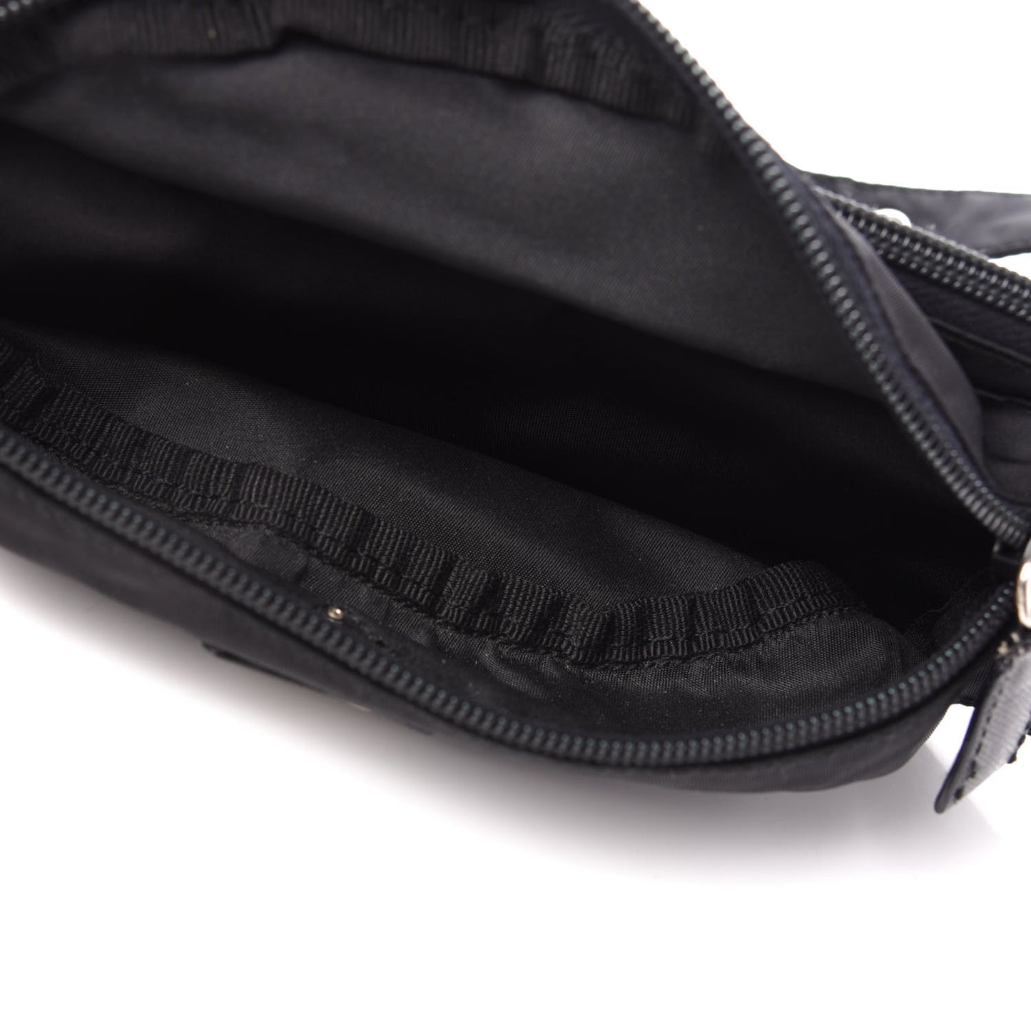 Tessuto Nylon Montagna Belt Bag Black