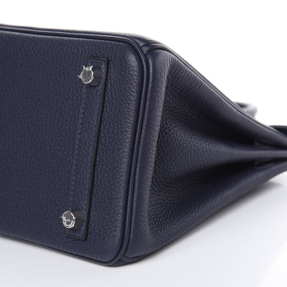 Hermes Togo Birkin 25 Bleu Nuit 30 of 31