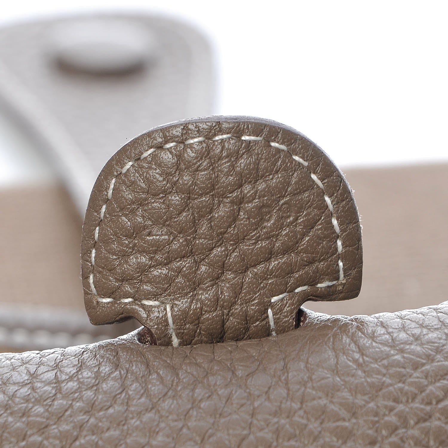 Hermes Taurillon Clemence Evelyne III GM Etoupe 7 of 9
