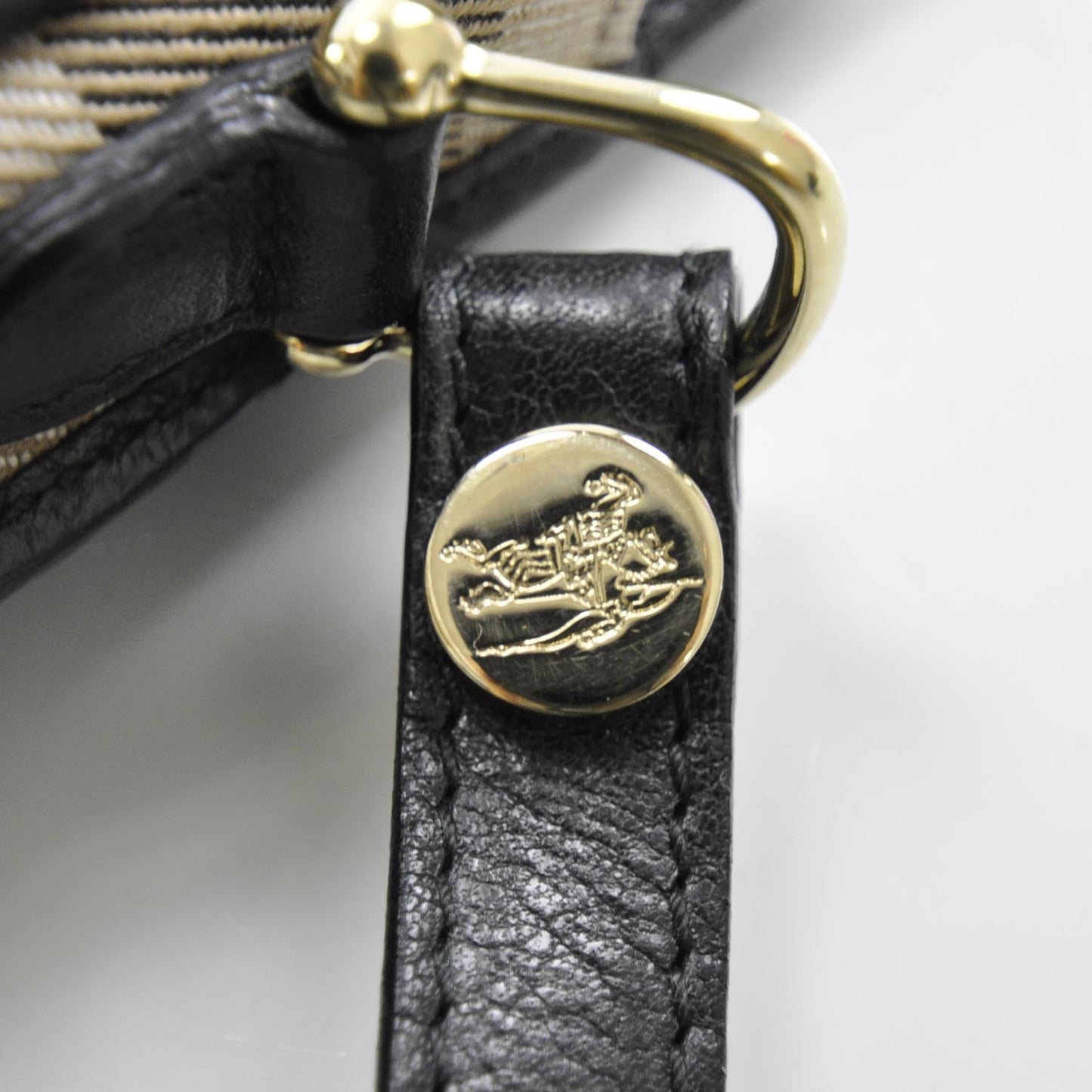 Prorsum Canvas Leather Small Check Crossbody Bag