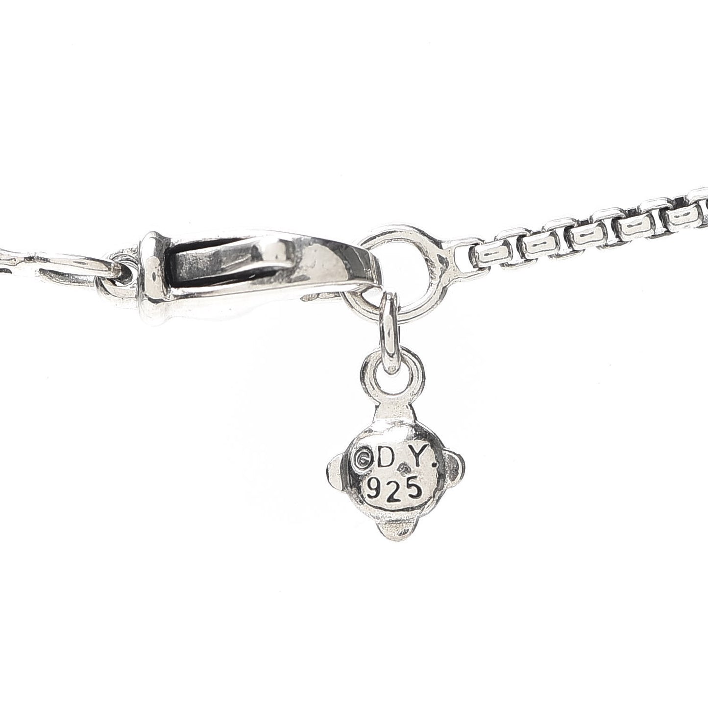 Sterling Silver Diamond Pave 7mm Petite Albion Pendant Necklace