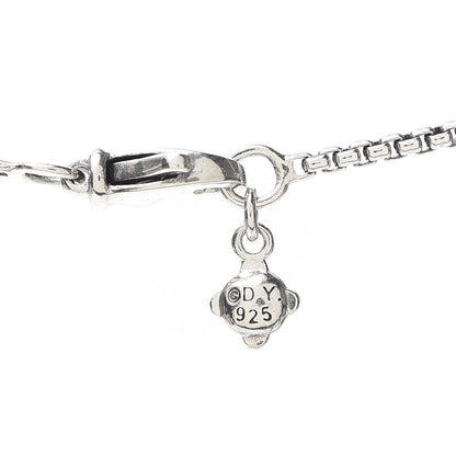 David Yurman Sterling Silver Diamond Pave 7mm Petite Albion Pendant Necklace 4 of 5