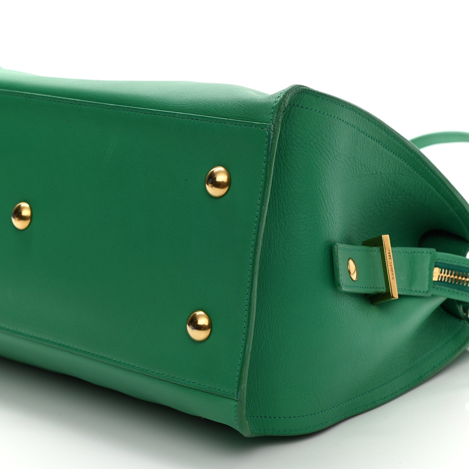 Saint Laurent Calfskin Small Classic Y Cabas Green 11 of 15