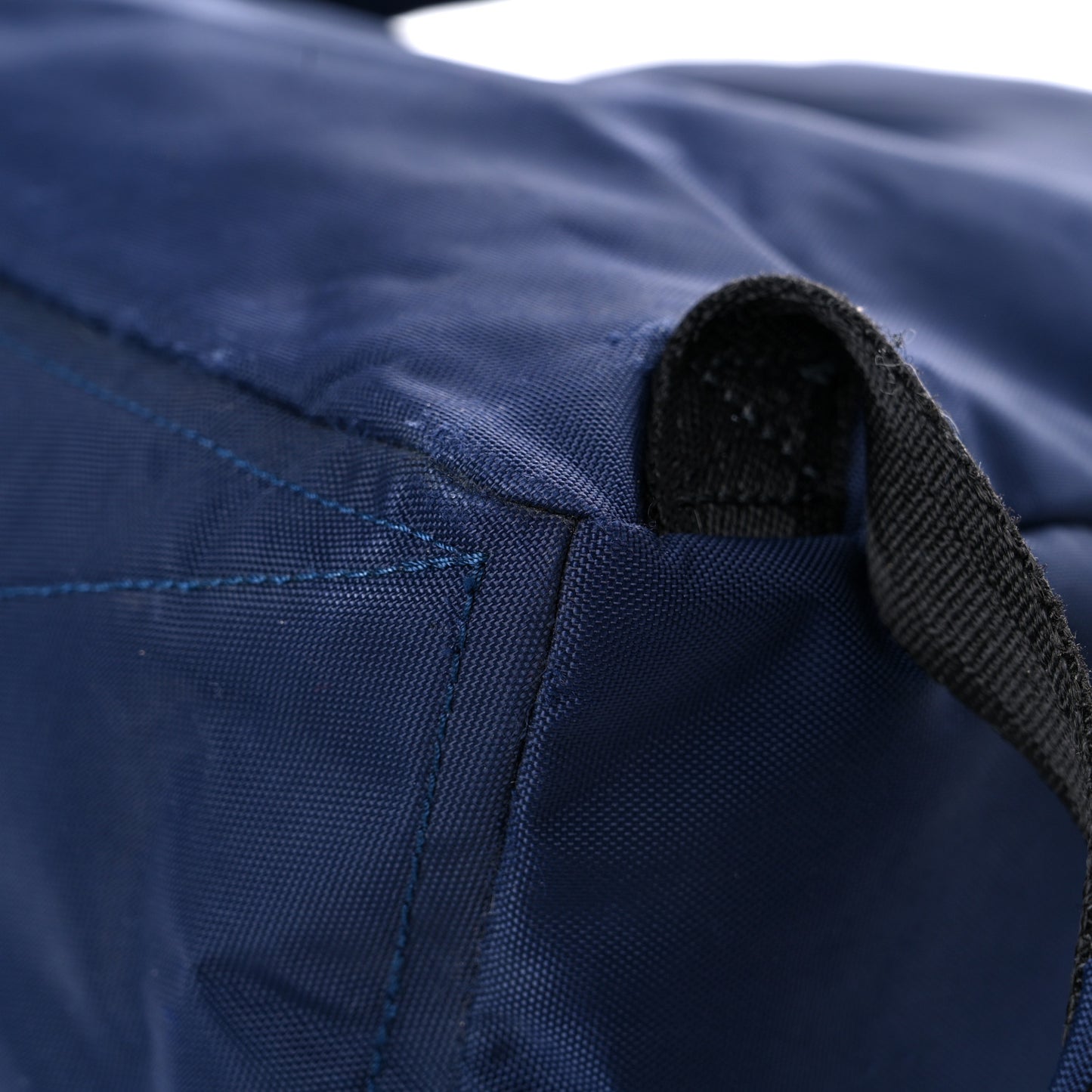 Nylon Biker Backpack Blue