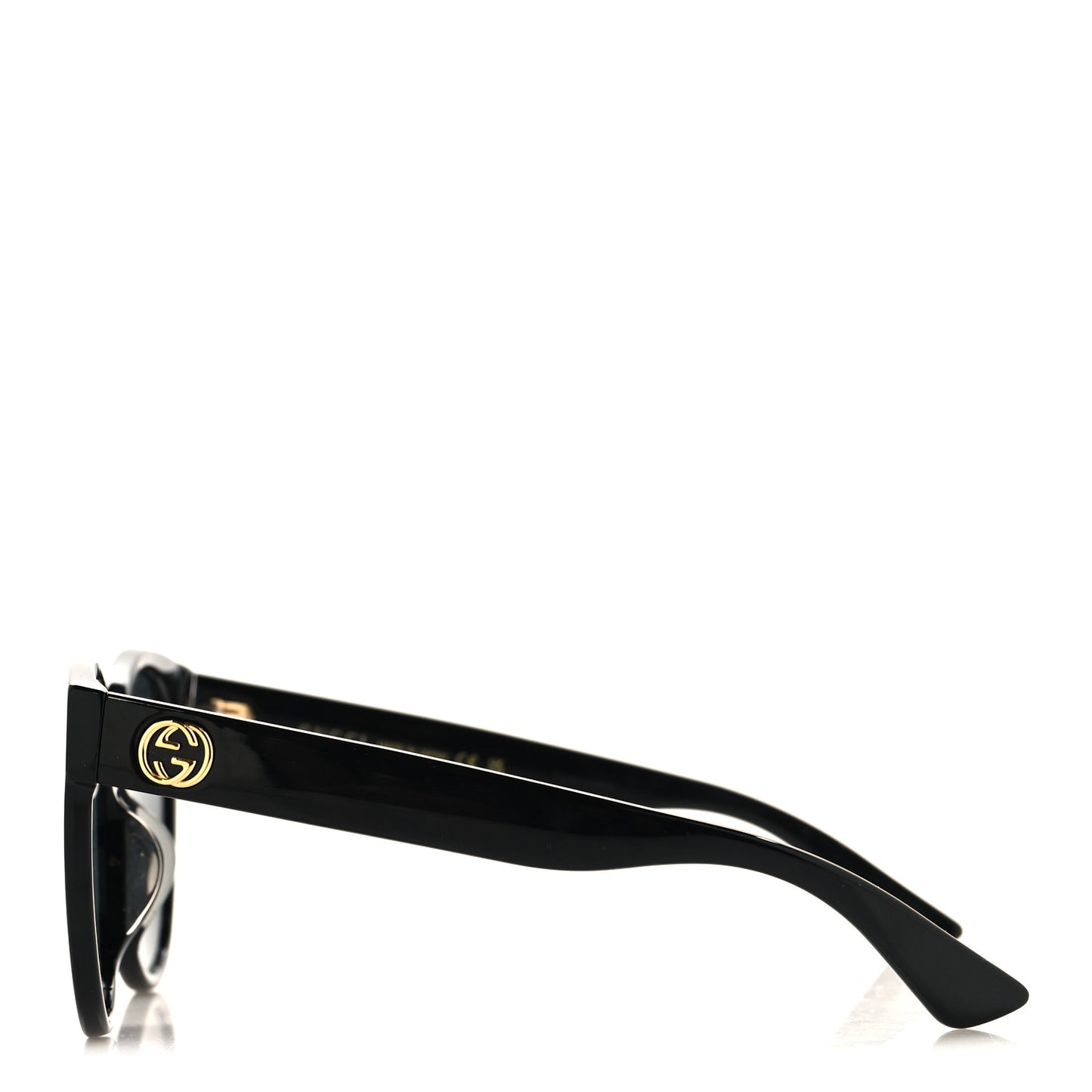 Acetate Round Sunglasses GG0035S Black