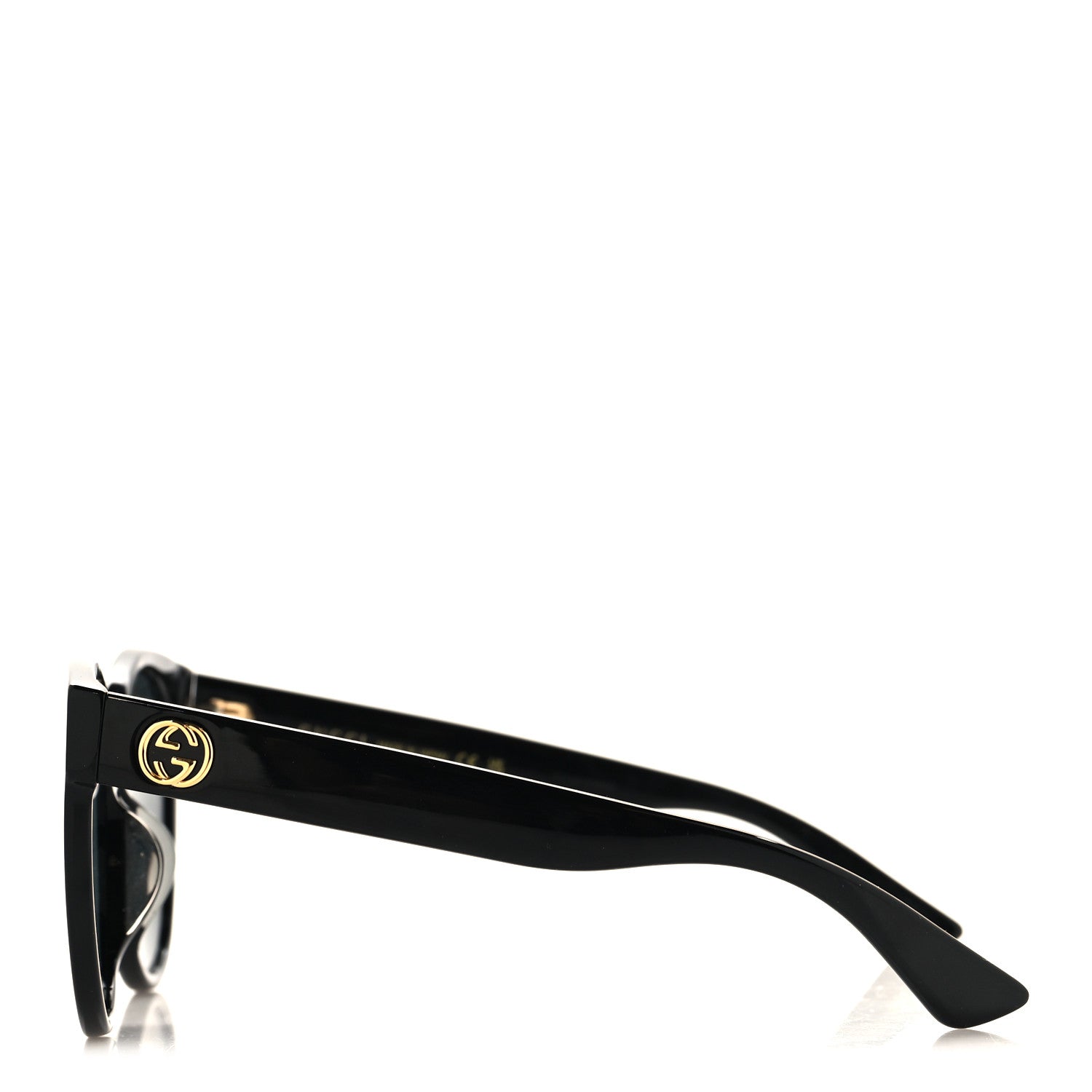 Gucci Acetate Round Sunglasses GG0035S Black 3 of 7