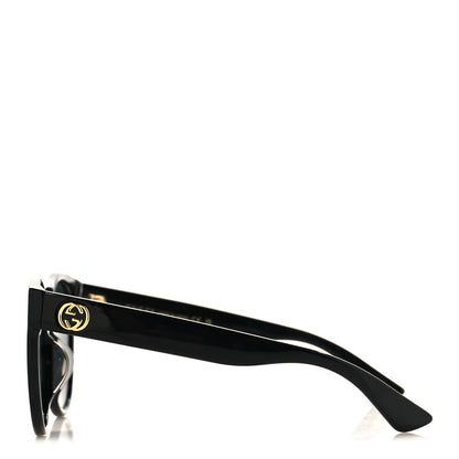 Gucci Acetate Round Sunglasses GG0035S Black 3 of 7