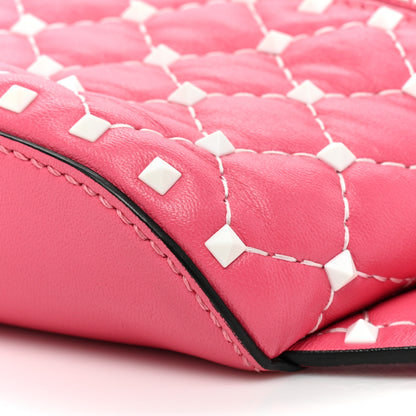 Valentino Garavani Lambskin Free Rockstud Spike Belt Bag Shadow Pink 7 of 12